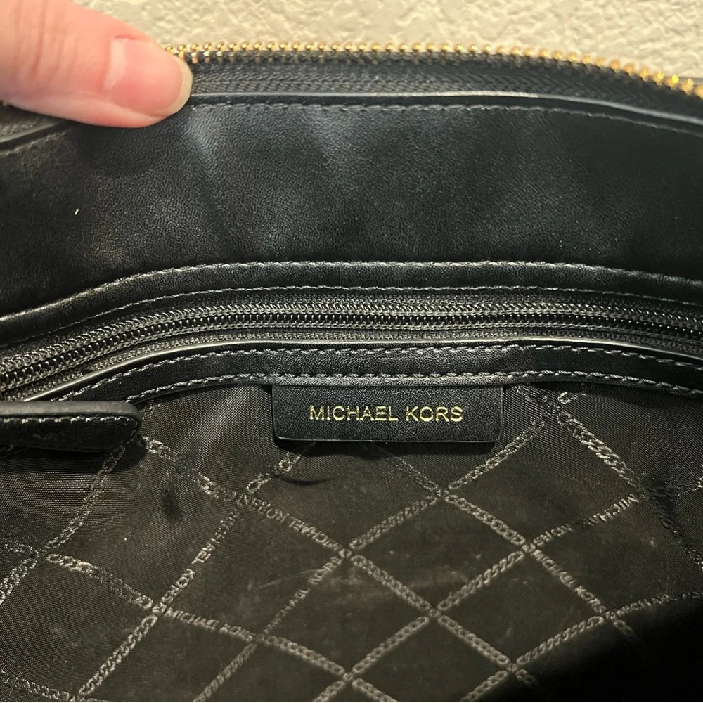 Michael Kors Holly Large Black Tote Bag